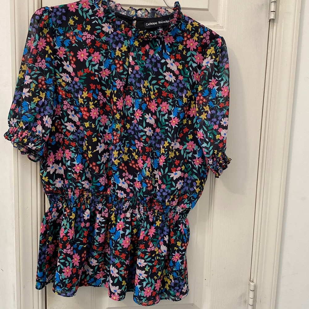 Colorful floral top